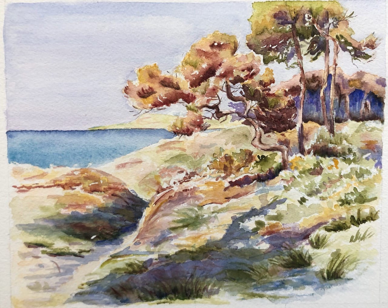 ESTINK outil aquarelle Papier d'aquarelle en papier pur coton pressé à